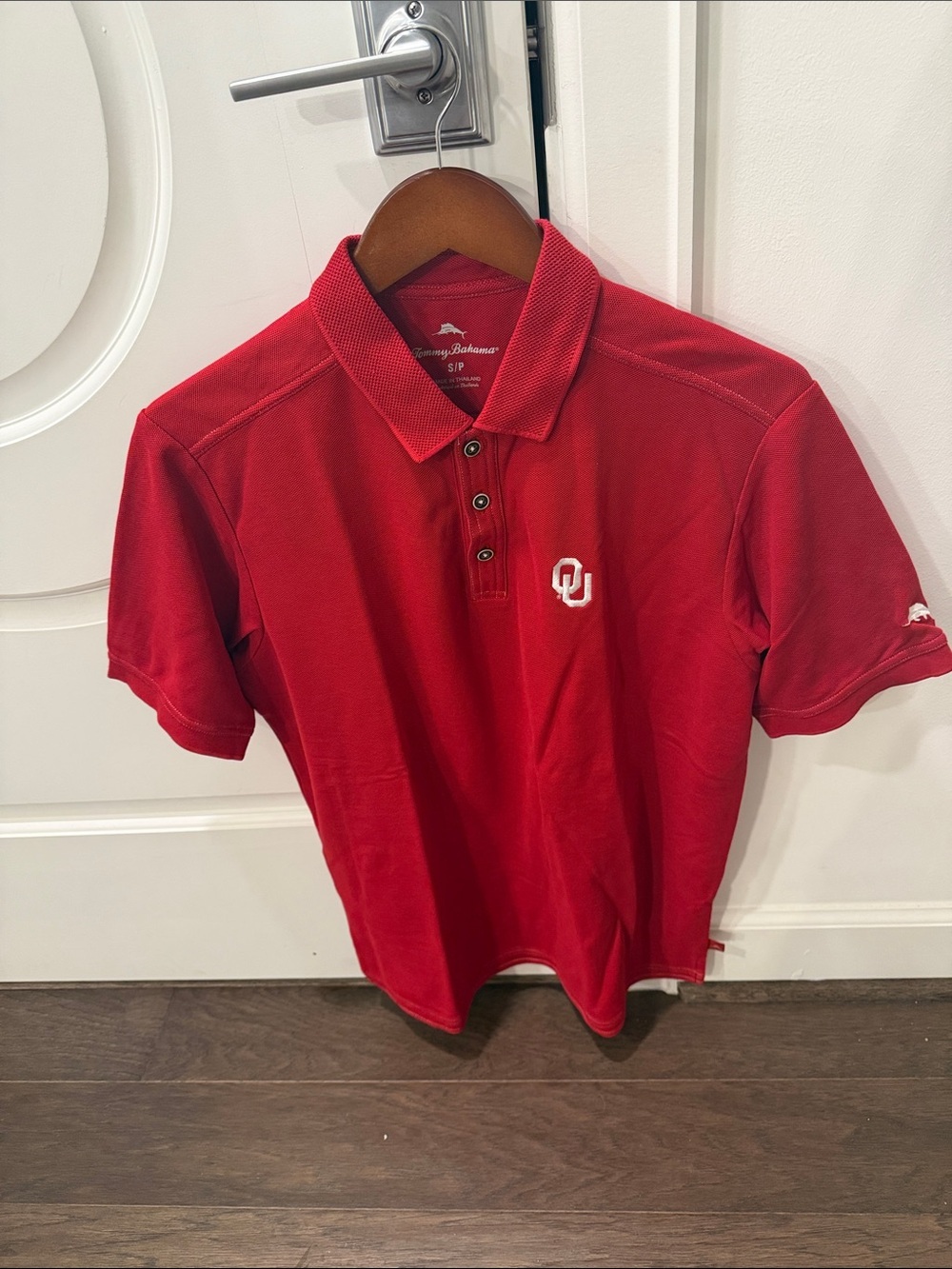 Tommy Bahama Red OU Embroidered Polo